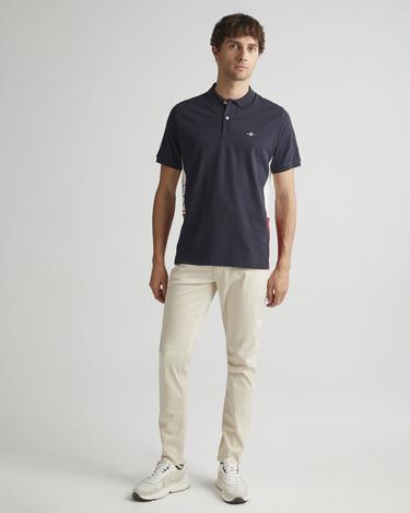  GANT Erkek Lacivert Regular Fit Renk Bloklu Polo