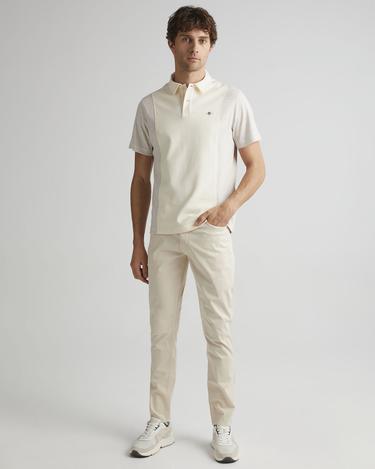  GANT Erkek Krem Regular Fit Polo