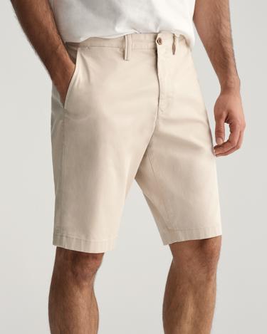  GANT Erkek Krem Relaxed Fit Chino Şort