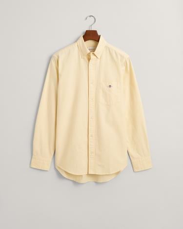  GANT Erkek Sarı Regular Fit Düğmeli Yaka Oxford Gömlek