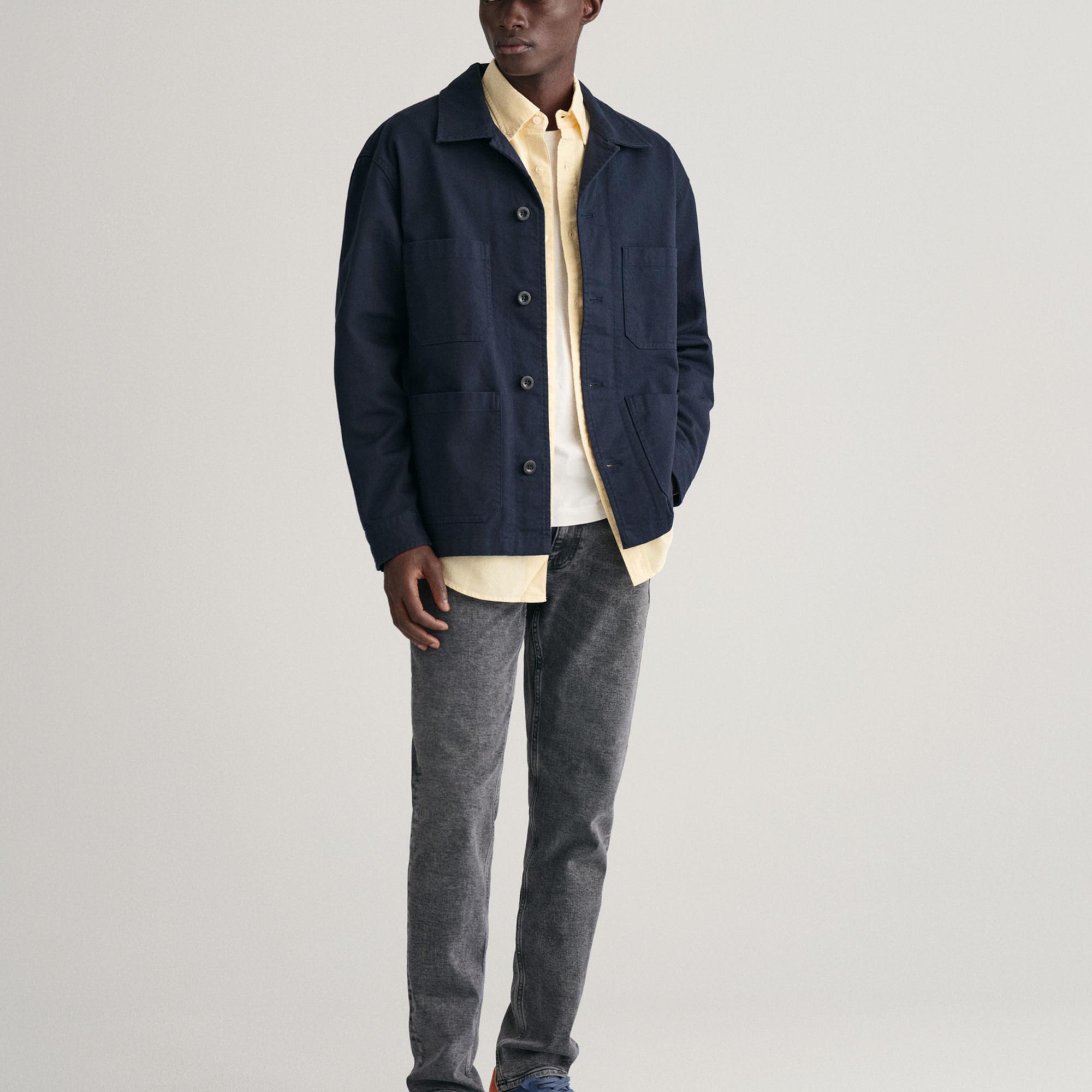 GANT Erkek Sarı Regular Fit Düğmeli Yaka Oxford Gömlek