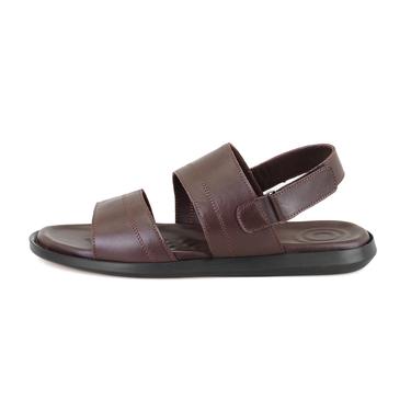  Jack Kahve Erkek Deri Sandalet