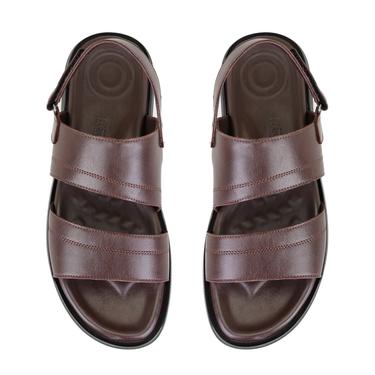  Jack Kahve Erkek Deri Sandalet