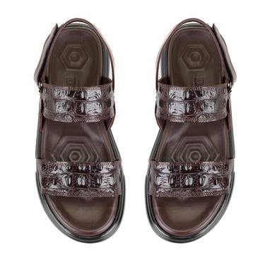  Ellery Kahve Erkek Deri Sandalet