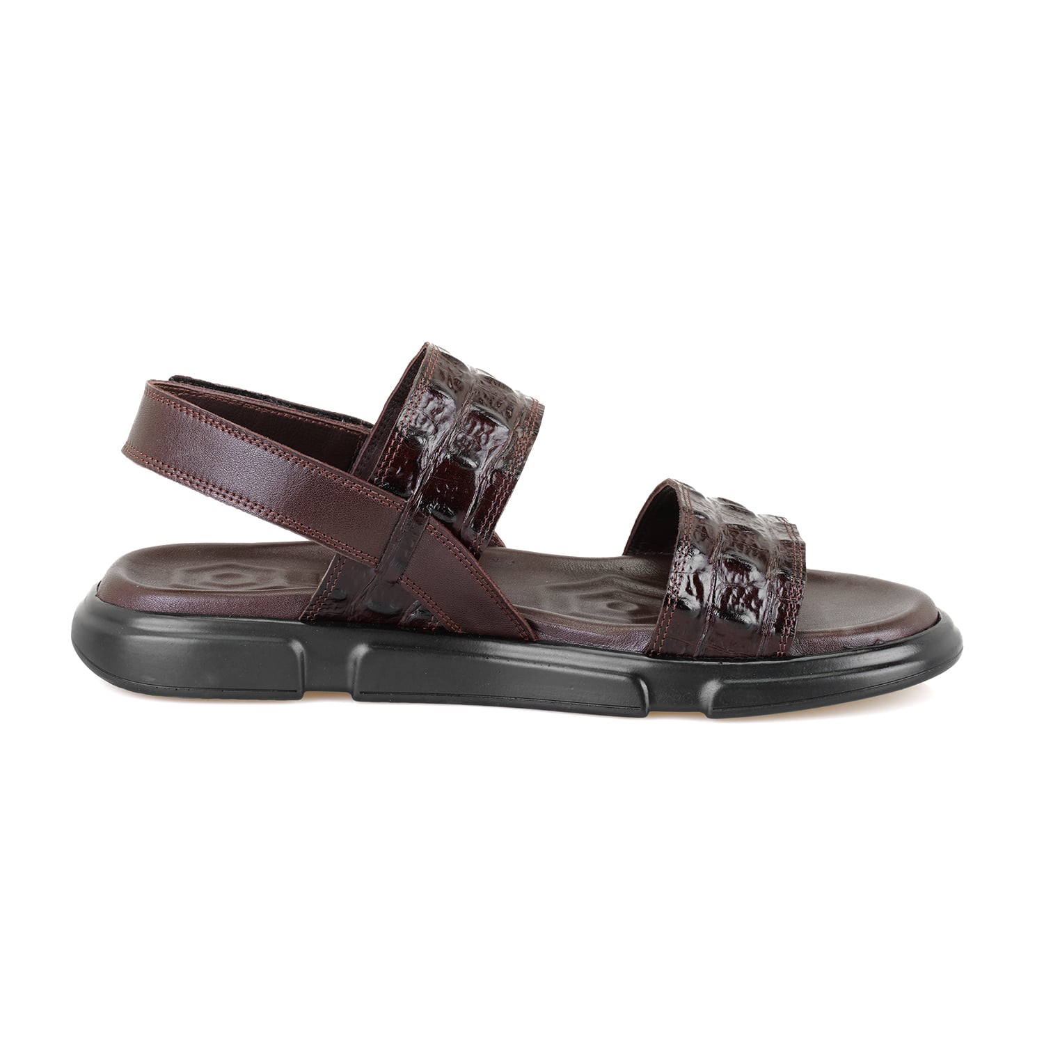  Ellery Kahve Erkek Deri Sandalet