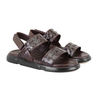  Ellery Kahve Erkek Deri Sandalet