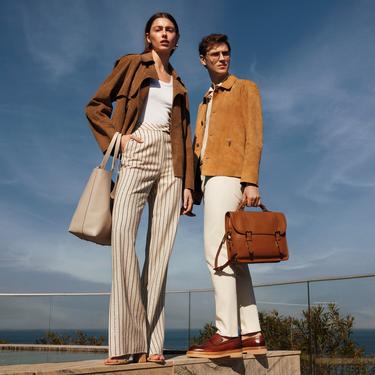  Abree Yeşil Kadın Süet Deri Ceket