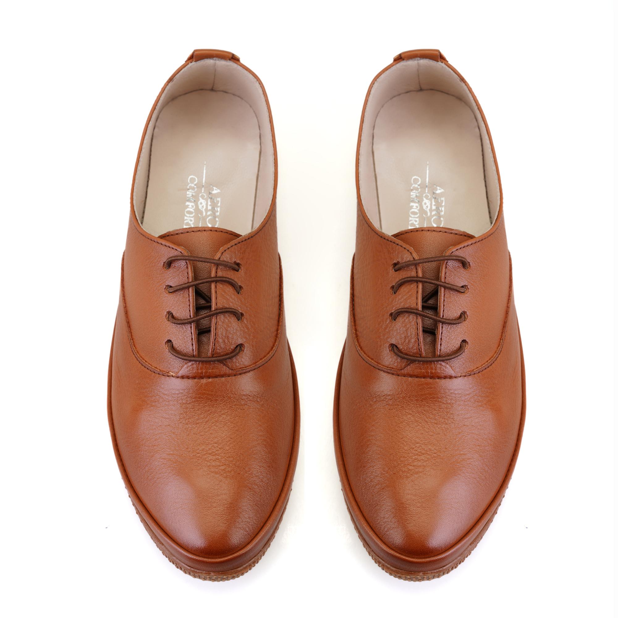 Kadın Taba Deri DesaComfort Günlük Ayakkabı