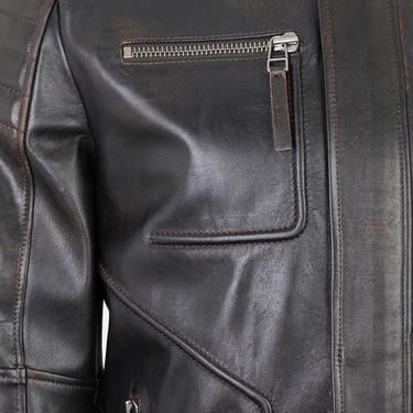  Nancy Vintage Erkek Deri Mont