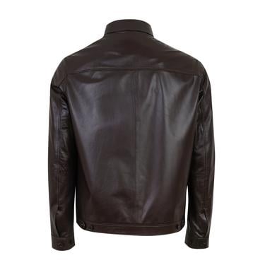  Thomas Kahve Erkek Deri Mont