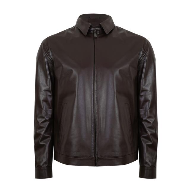  Thomas Kahve Erkek Deri Mont