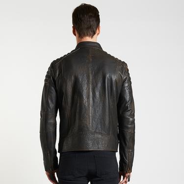  Nancy Vintage Erkek Deri Mont