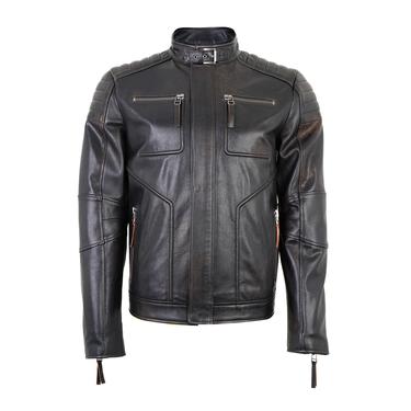  Nancy Vintage Erkek Deri Mont