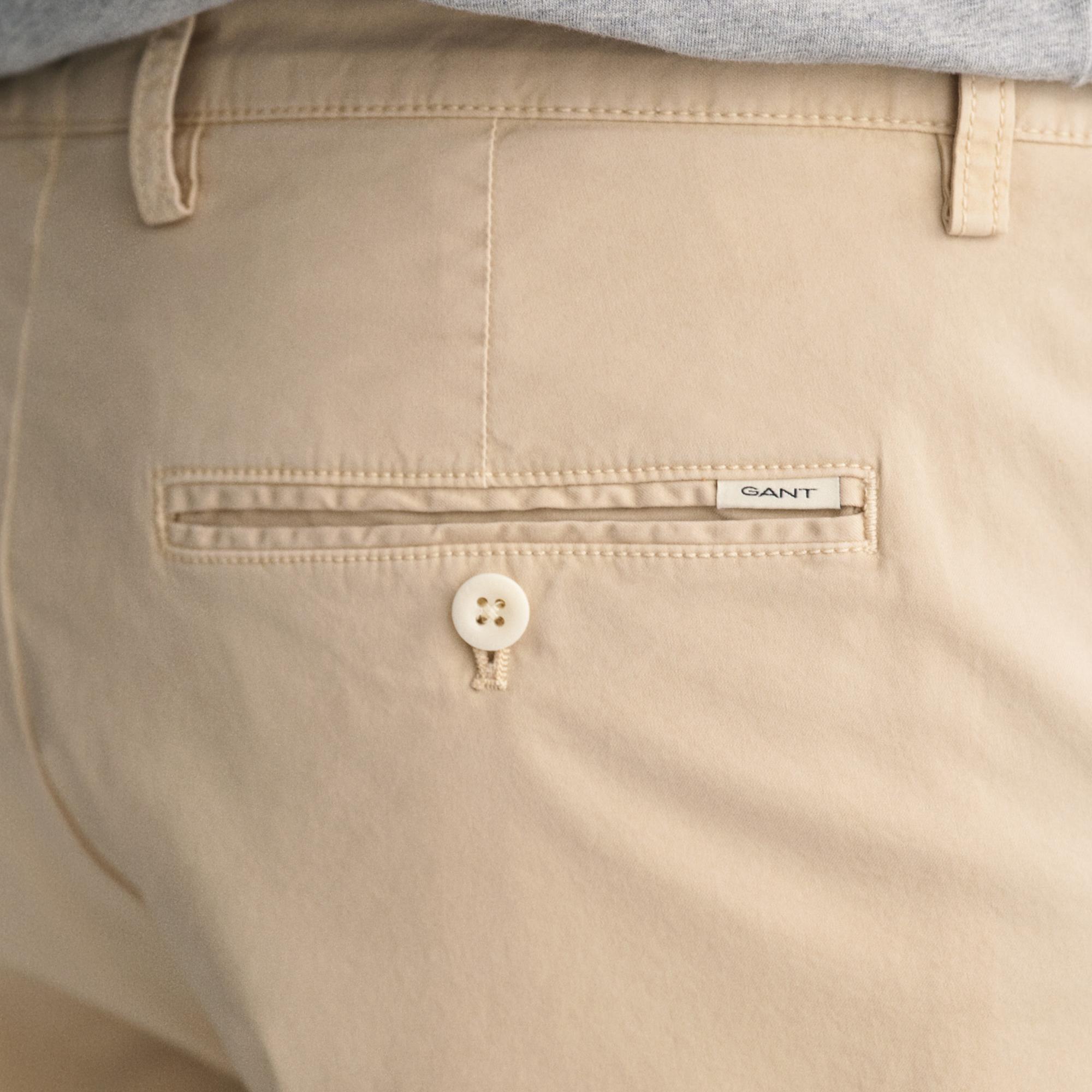 GANT Erkek Krem Regular Fit Şort