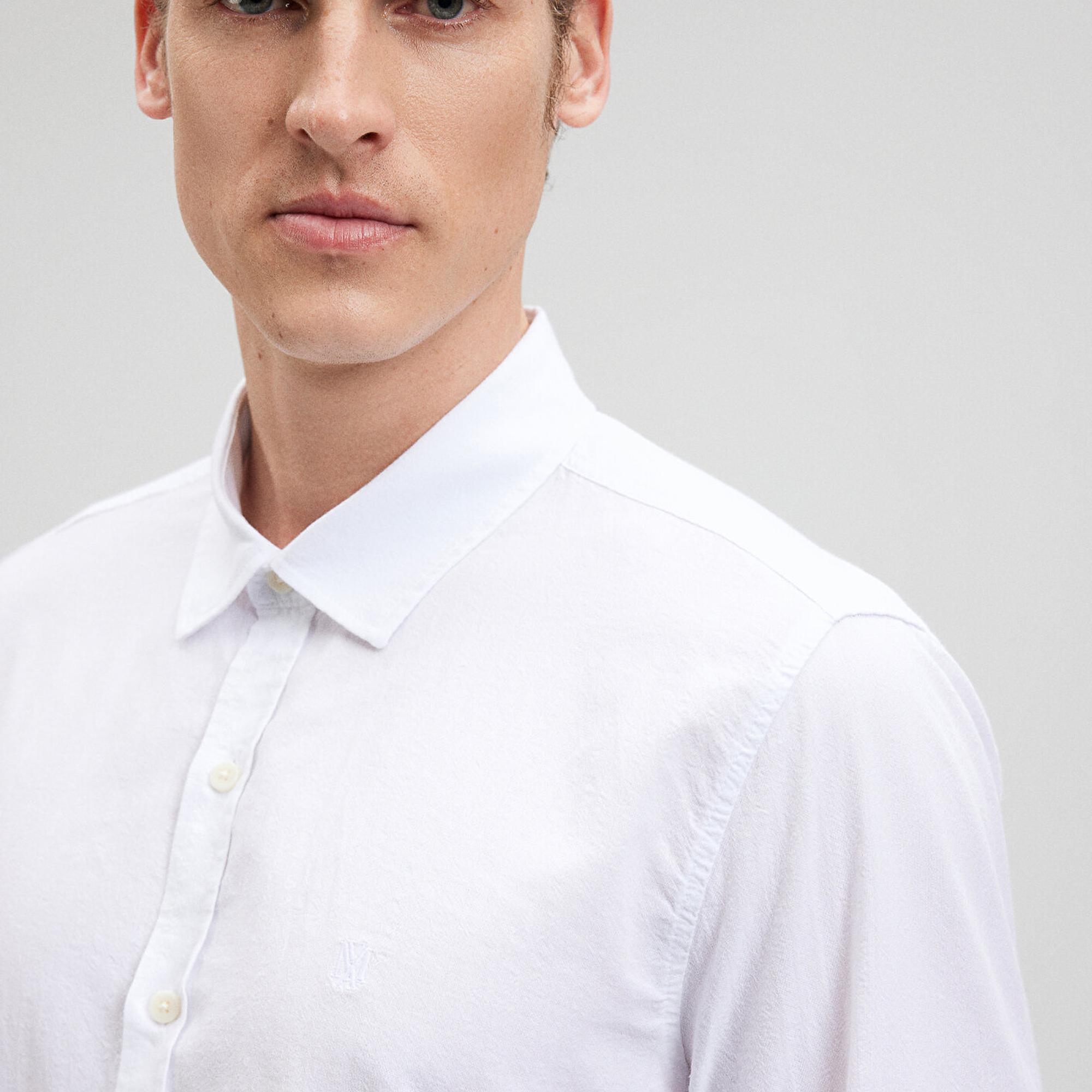 Mavi Beyaz Gömlek Slim Fit / Dar Kesim 0211030-620