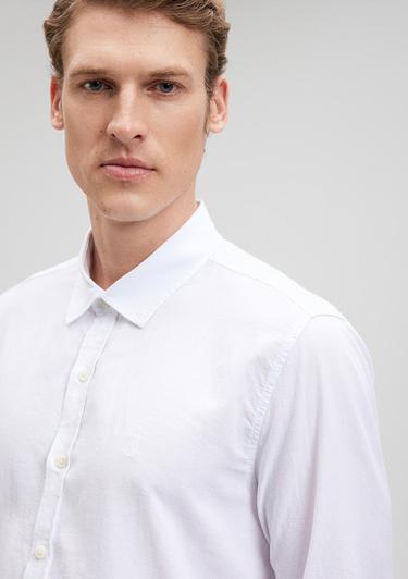  Mavi Beyaz Gömlek Slim Fit / Dar Kesim 0211030-620