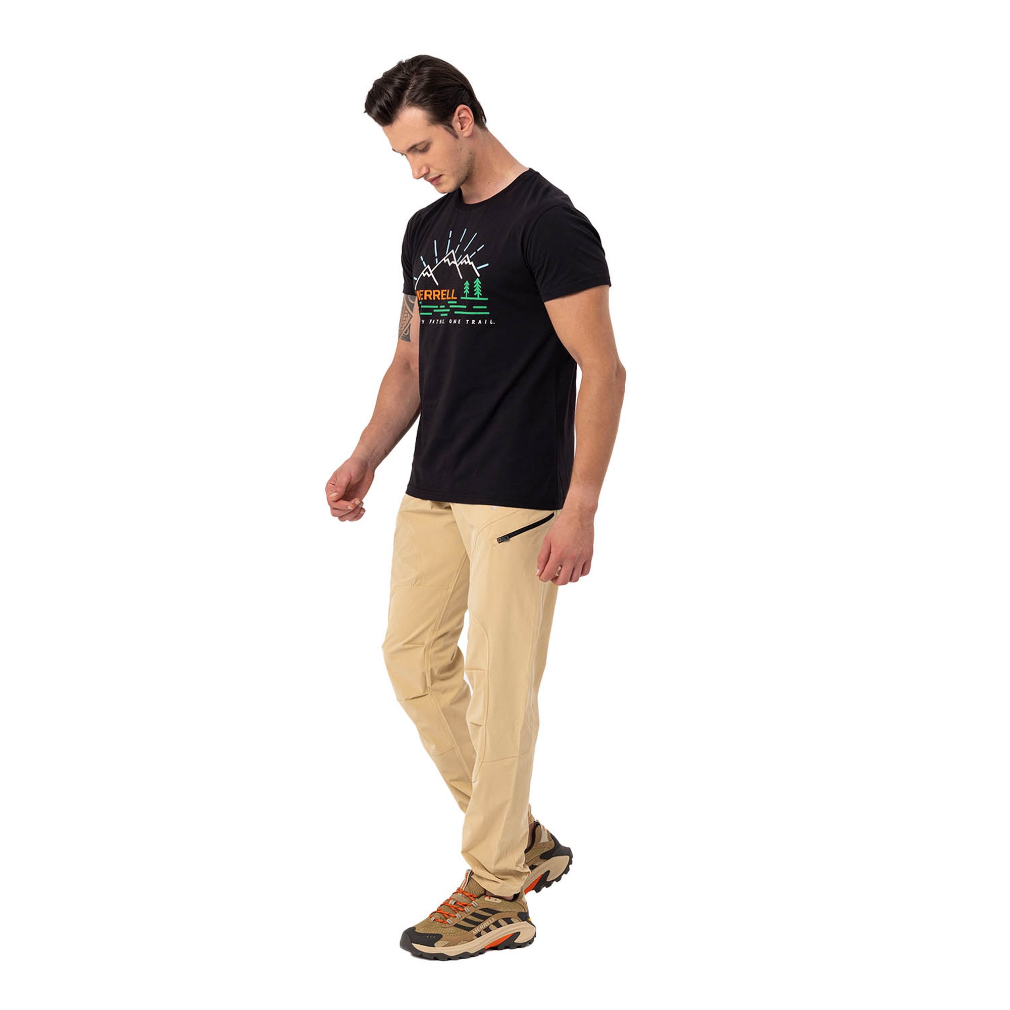 Merrell Tobi Erkek Siyah Tişört