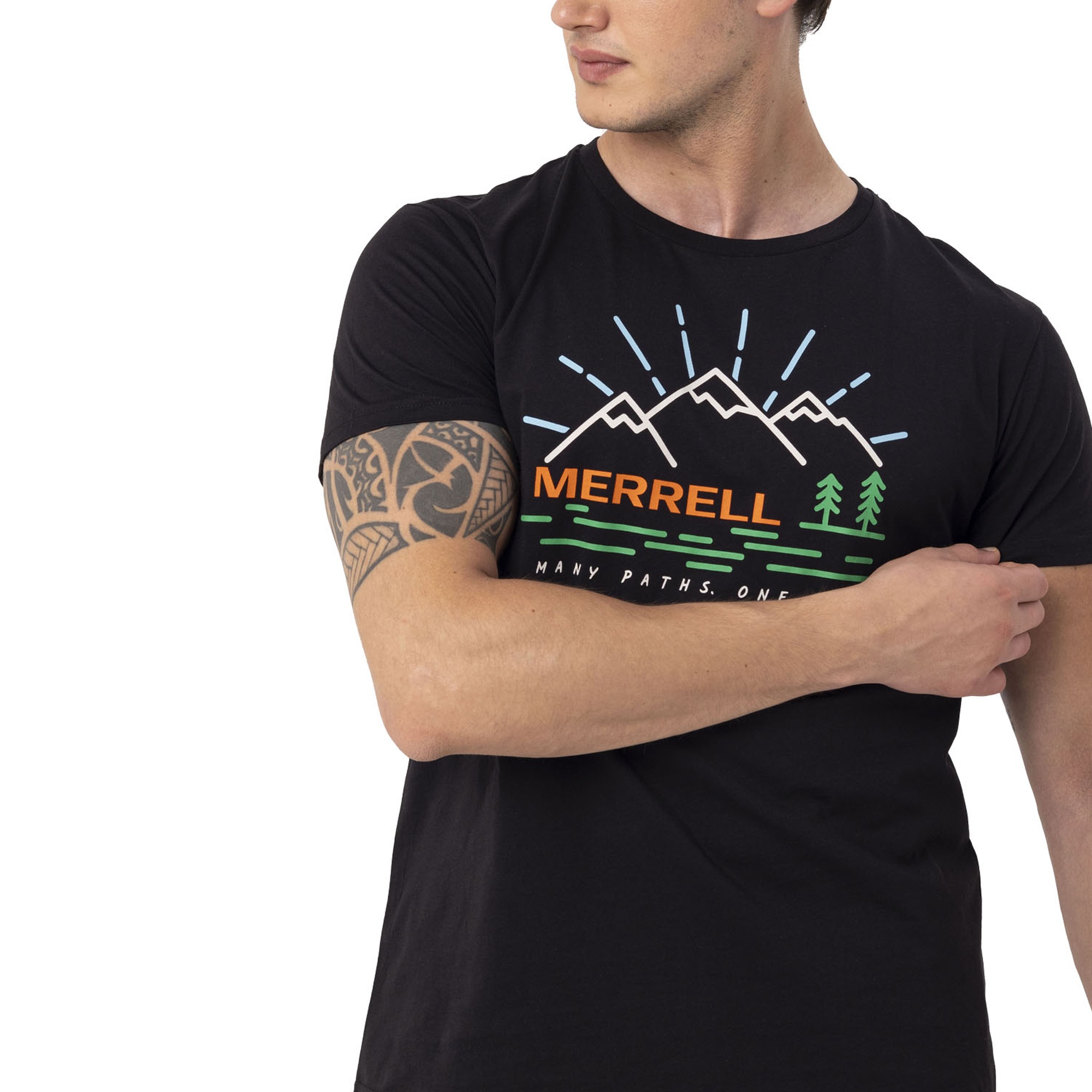 Merrell Tobi Erkek Siyah Tişört