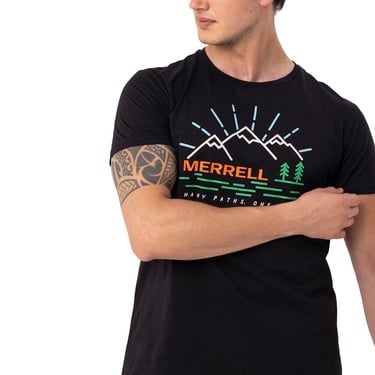 Merrell Tobi Erkek Siyah Tişört