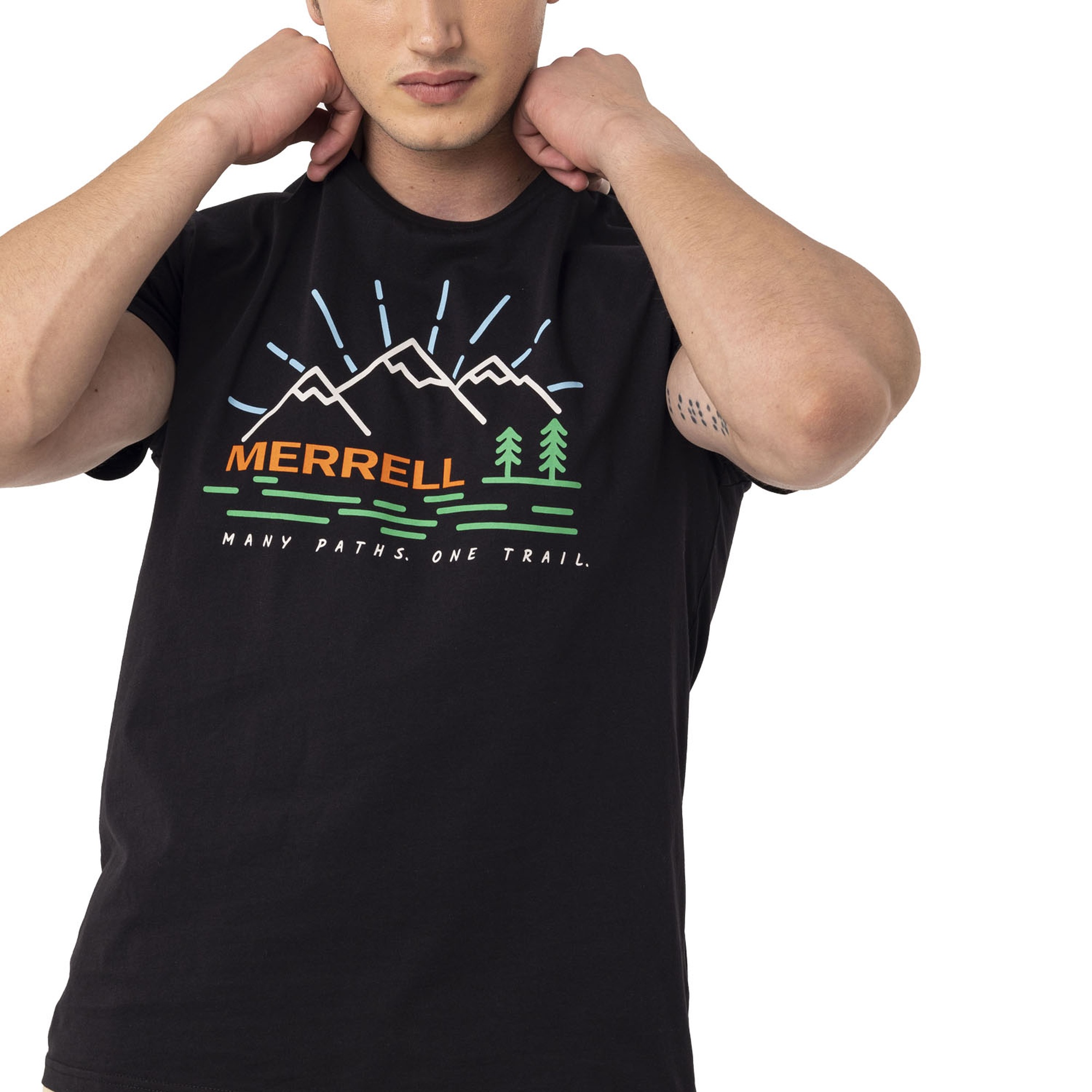 Merrell Tobi Erkek Siyah Tişört