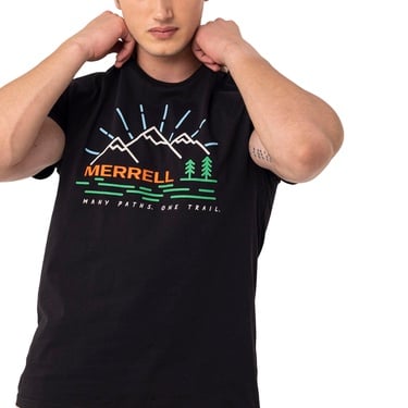  Merrell Tobi Erkek Siyah Tişört