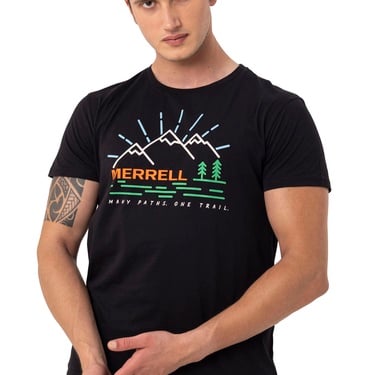  Merrell Tobi Erkek Siyah Tişört