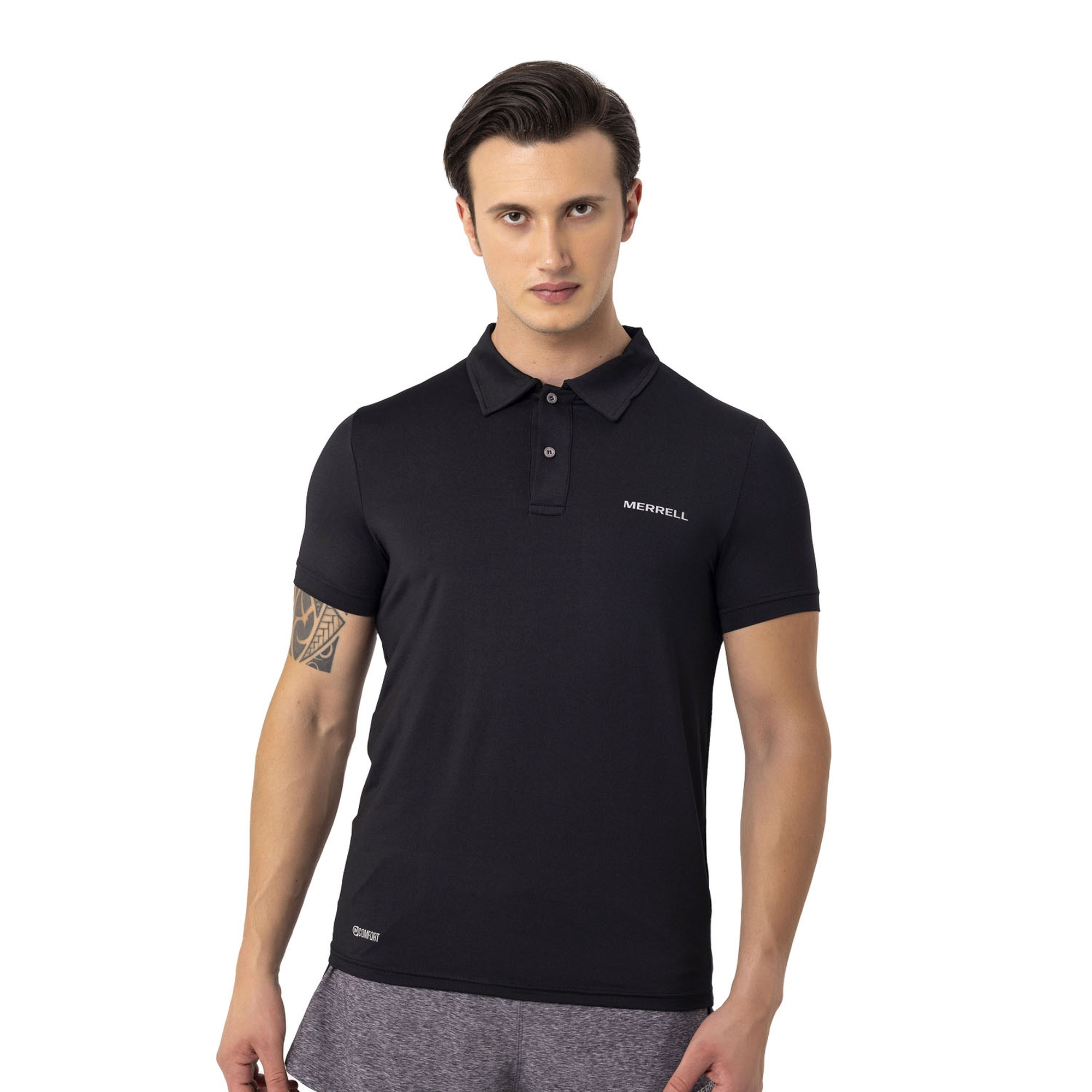 Merrell Pace Erkek Siyah Polo Tişört