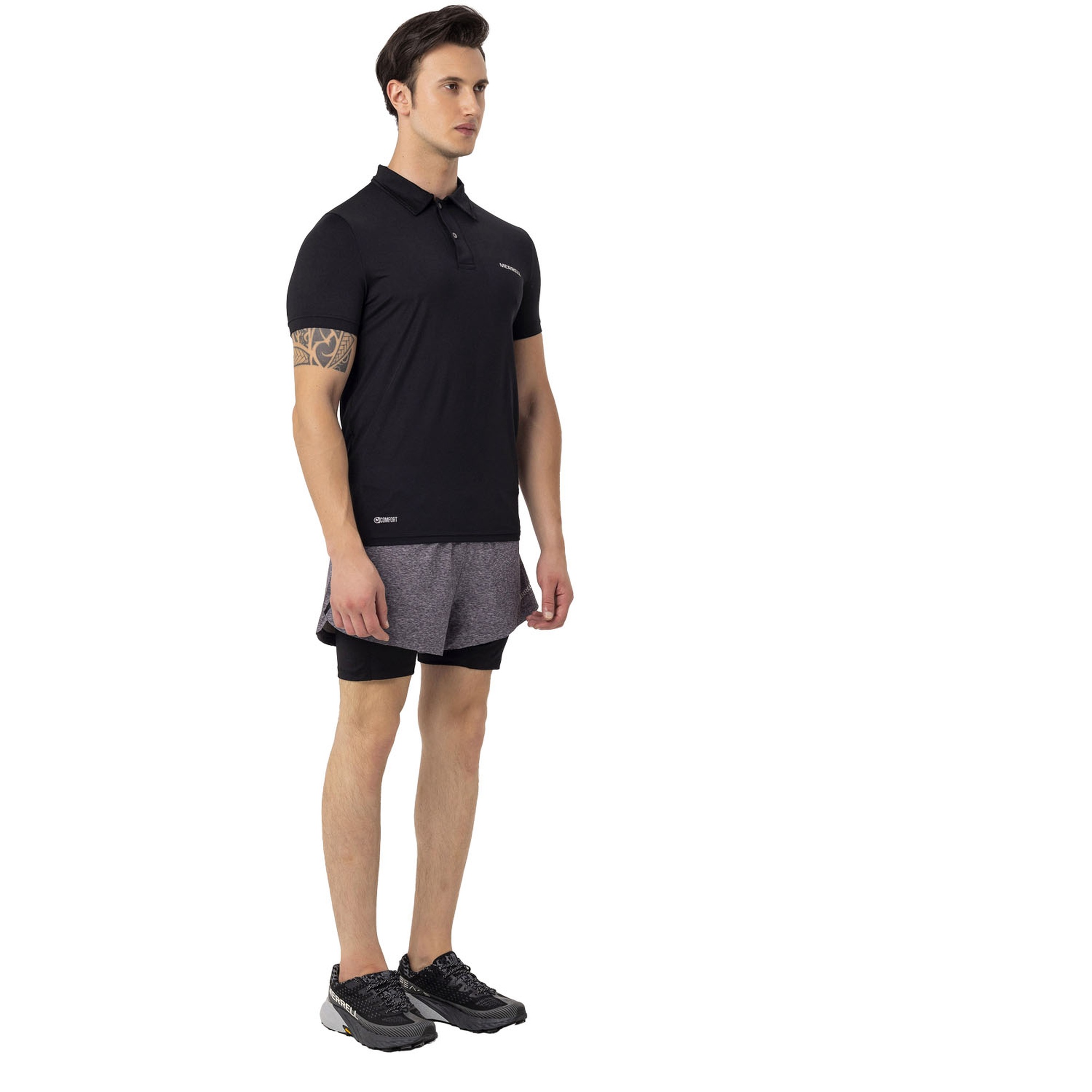 Merrell Pace Erkek Siyah Polo Tişört