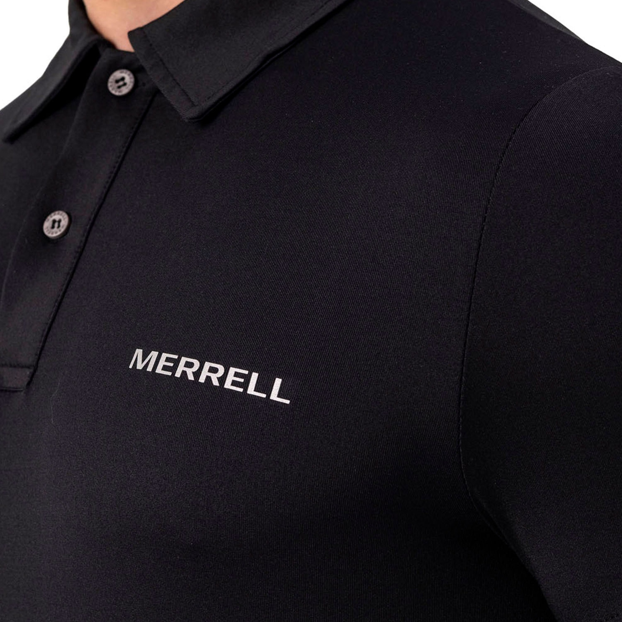Merrell Pace Erkek Siyah Polo Tişört