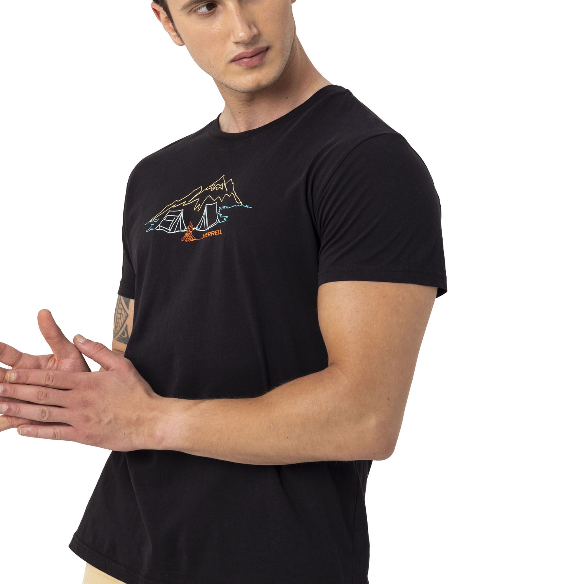 Merrell Tamp Erkek Siyah Tişört