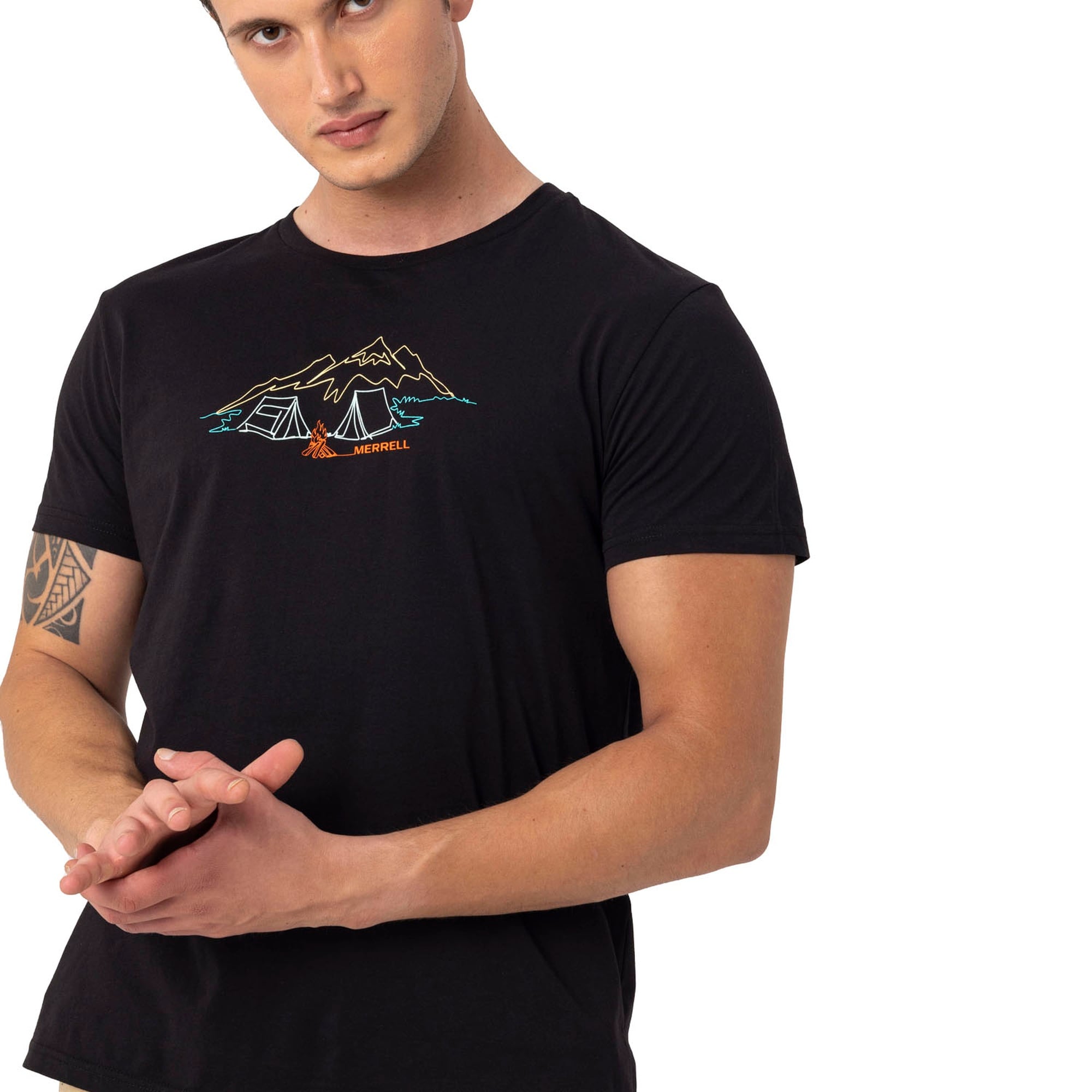 Merrell Tamp Erkek Siyah Tişört