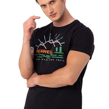  Merrell Tobi Erkek Siyah Tişört