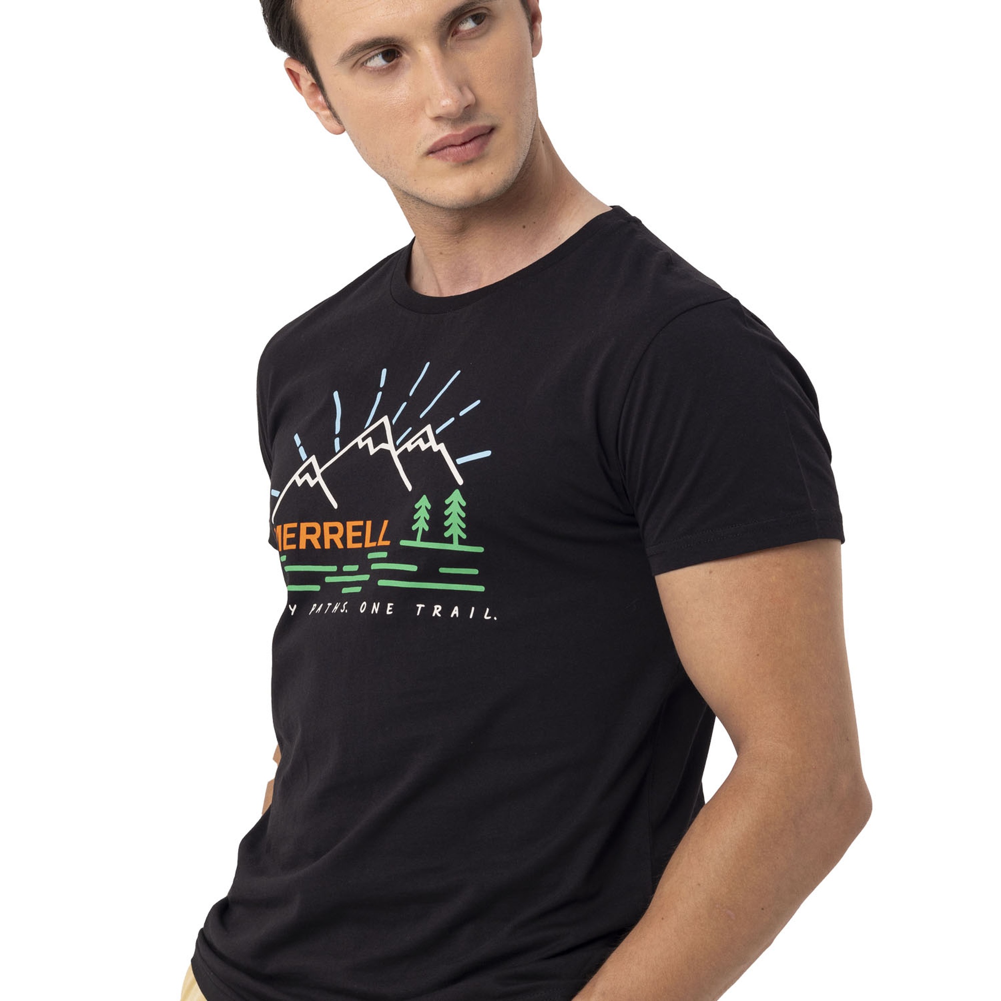 Merrell Tobi Erkek Siyah Tişört