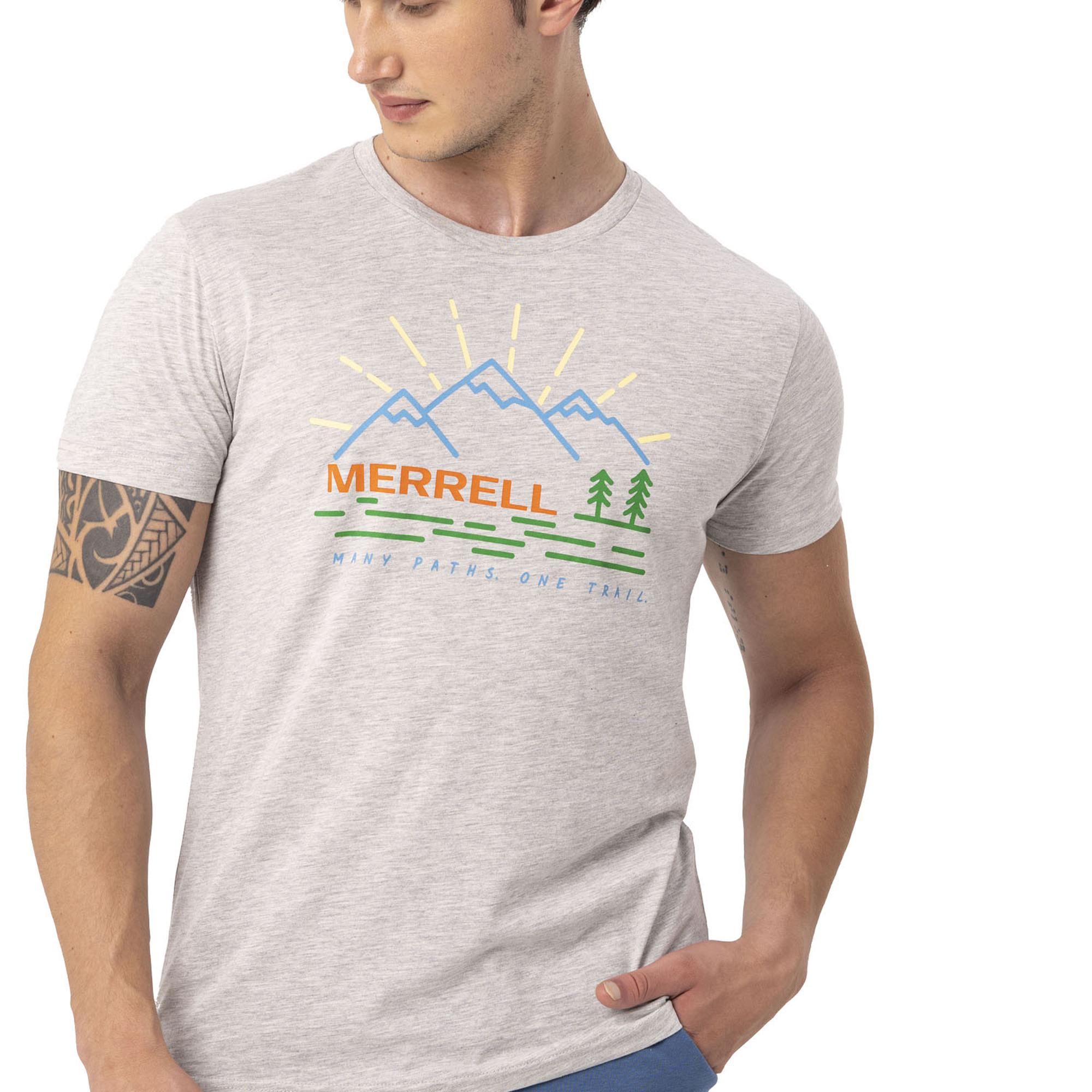 Merrell Tobi Erkek Gri Tişört