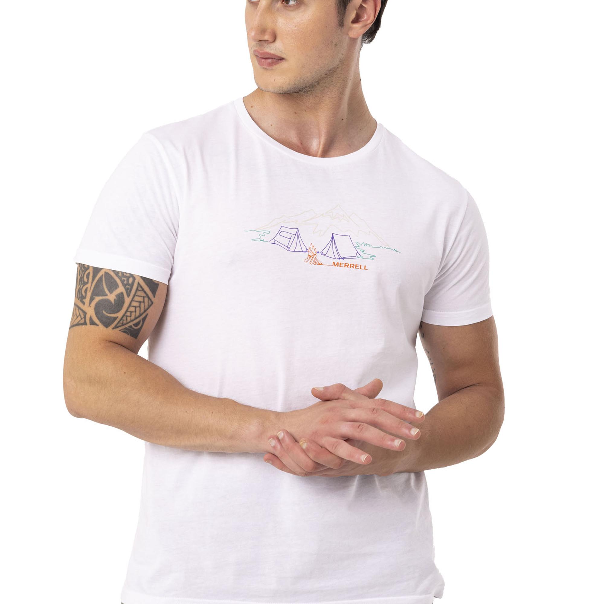 Merrell Tamp Erkek Beyaz Tişört