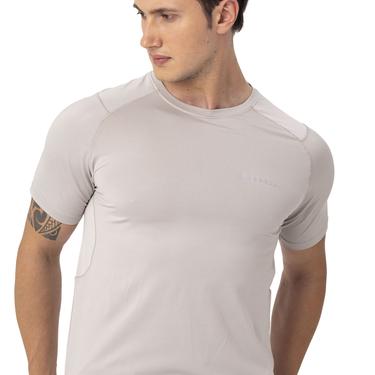  Merrell Tend Erkek Gri Koşu Tişört