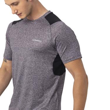  Merrell Till Erkek Gri Koşu Tişört