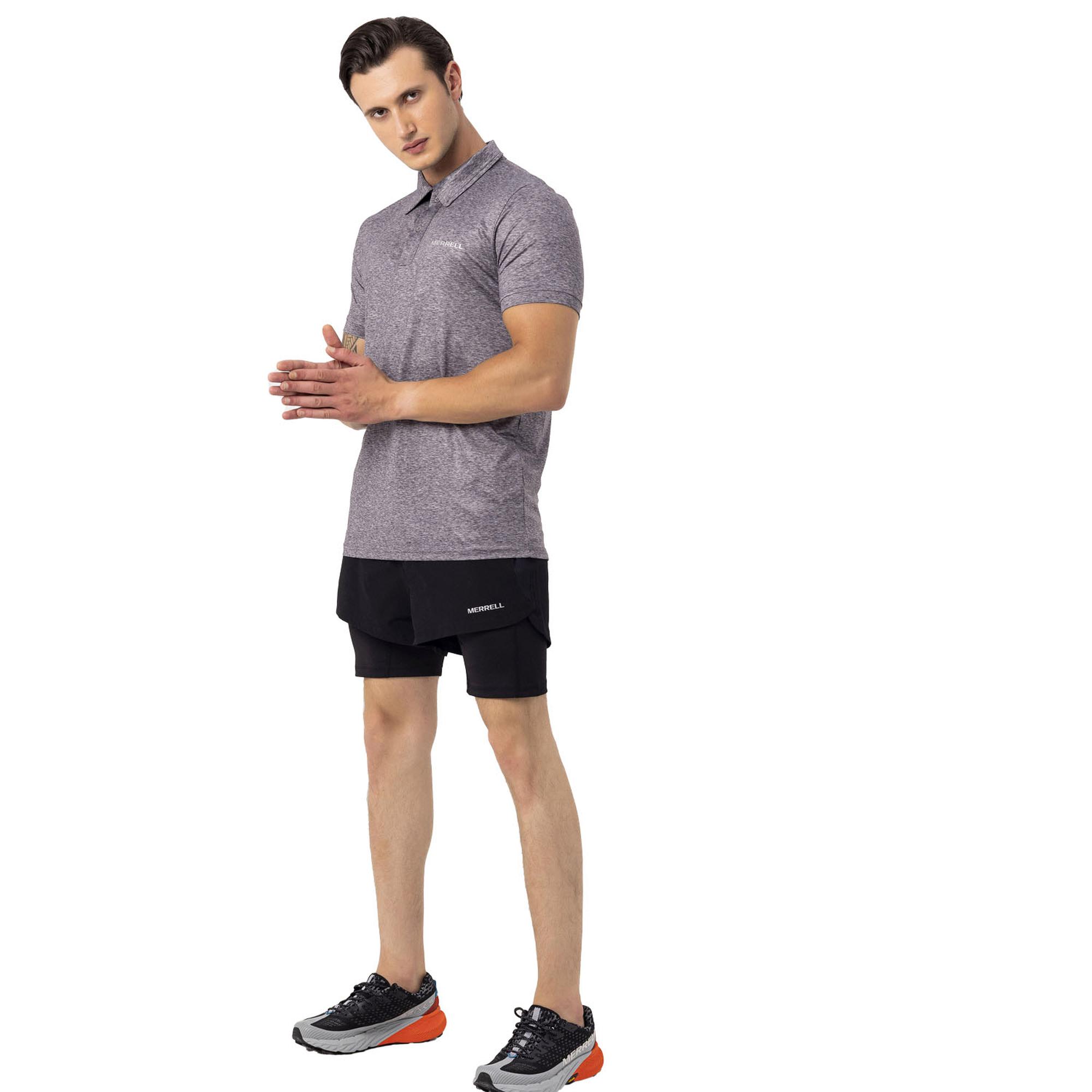 Merrell Pace Erkek Gri Polo Tişört