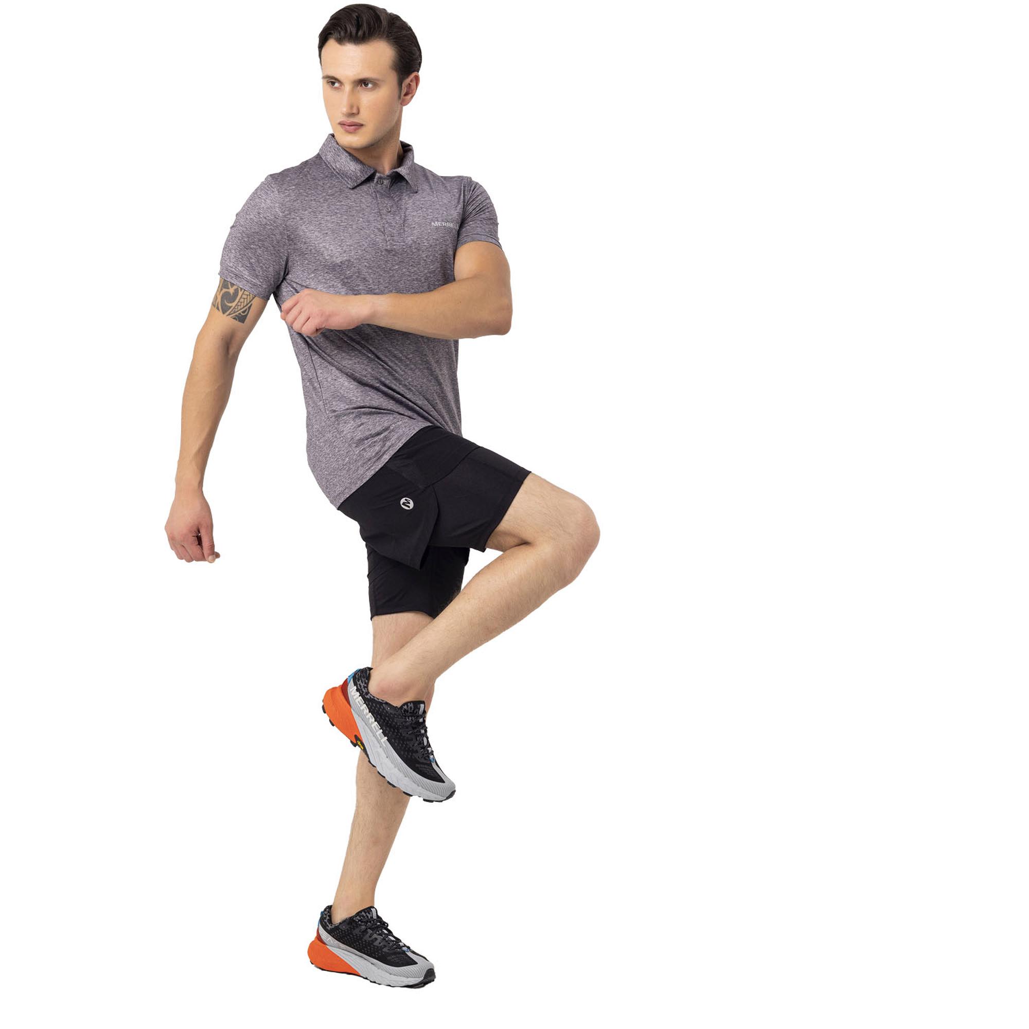 Merrell Pace Erkek Gri Polo Tişört