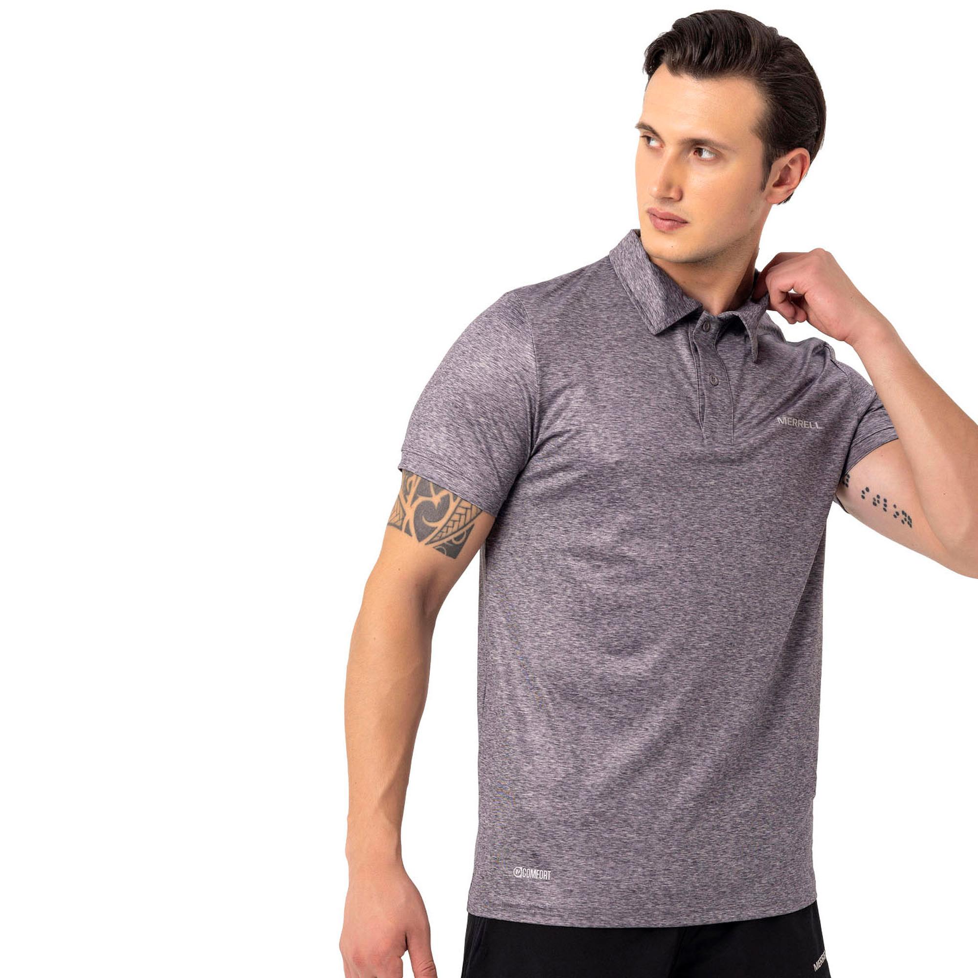 Merrell Pace Erkek Gri Polo Tişört