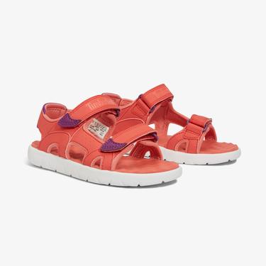  Timberland Perkins Row Backstrap Çocuk Kırmızı Sandalet