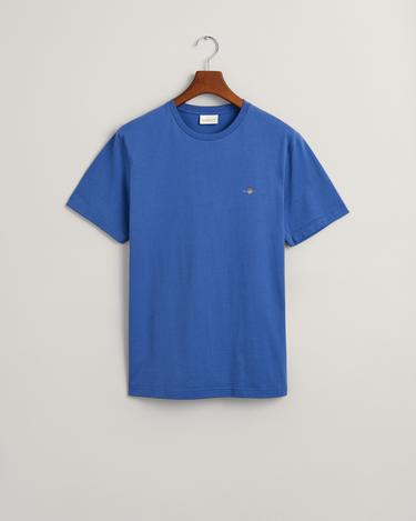  GANT Erkek Mavi Regular Fit Bisiklet Yaka T-Shirt