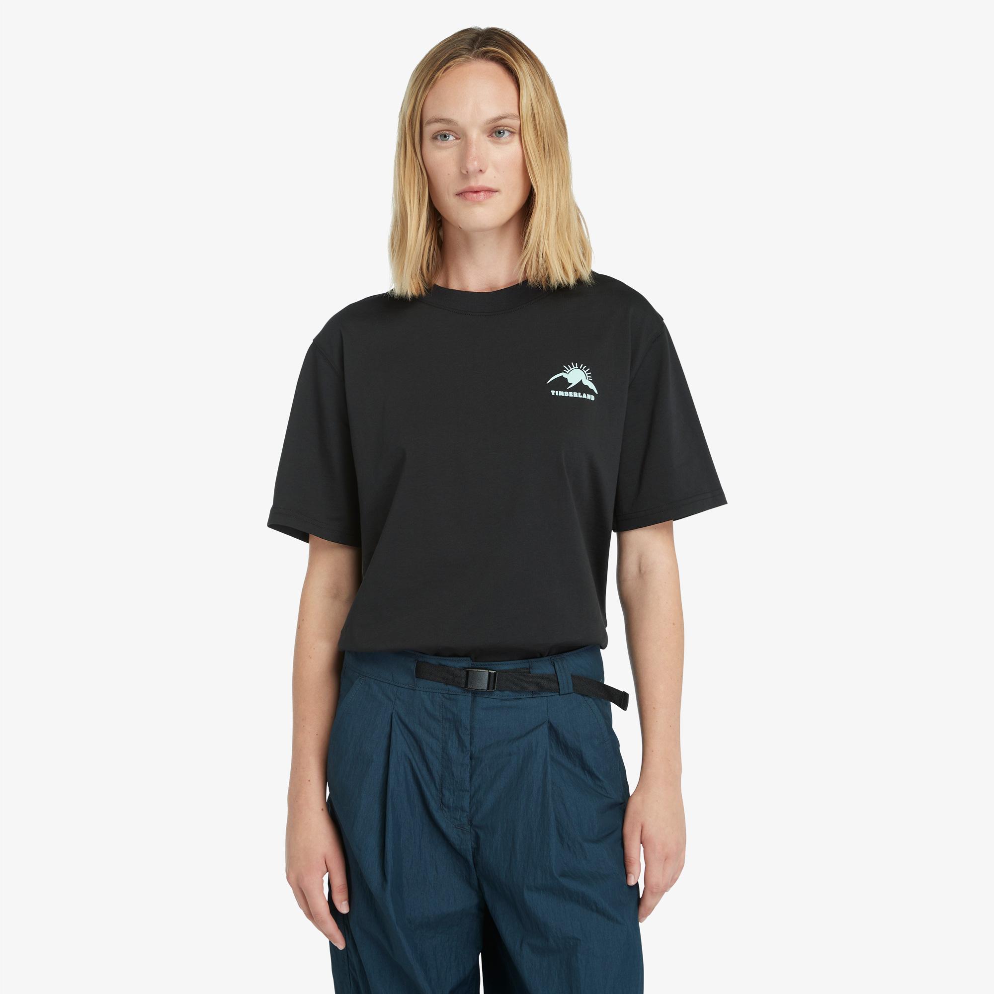 Timberland Hike Life Graphic Classic Kadın Siyah T-Shirt