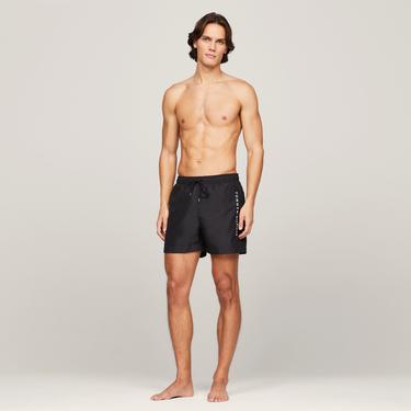  Tommy Hilfiger Medium Drawstring Erkek Siyah Mayo Şort