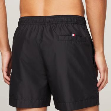  Tommy Hilfiger Medium Drawstring Erkek Siyah Mayo Şort