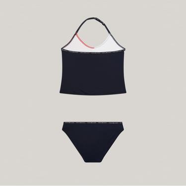  Tommy Hilfiger Tankini Set Kız Çocuk Lacivert Bikini Seti