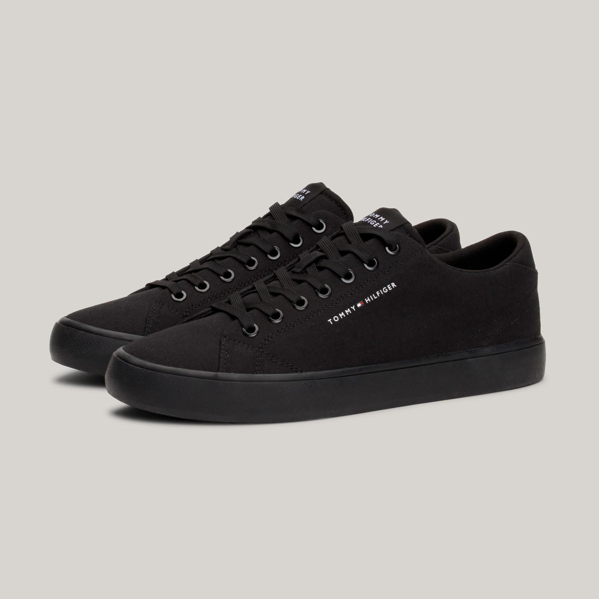 Tommy Hilfiger Vulcing Low Erkek Siyah Sneaker