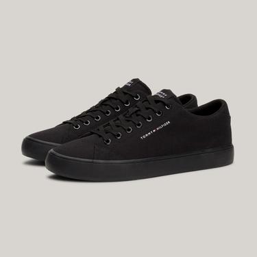  Tommy Hilfiger Vulcing Low Erkek Siyah Sneaker