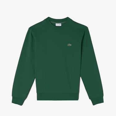  Lacoste Erkek Classic Fit Bisiklet Yaka Koyu Yeşil Sweatshirt