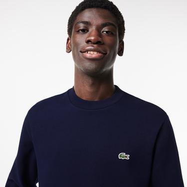  Lacoste Erkek Classic Fit Bisiklet Yaka Lacivert Sweatshirt